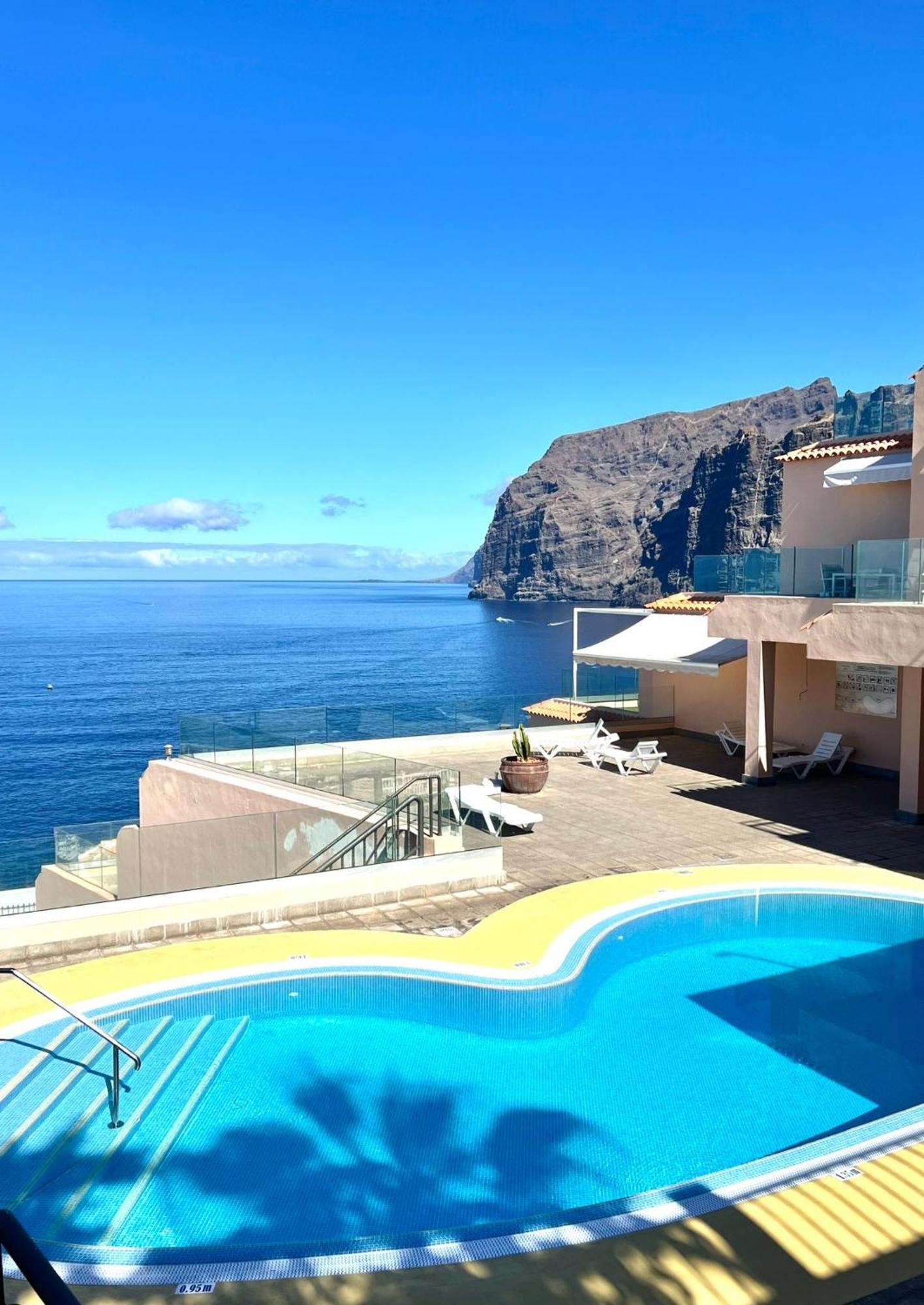 Apartamento Incleibles Vistas Al Oceano Y Piscina. Acantilado de los Gigantes Екстериор снимка